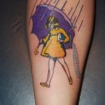 photo tattoo umbrella 06.12.2018 №012 - example of tattoo design umbrella - tattoovalue.net
