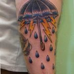 photo tattoo umbrella 06.12.2018 №013 - example of tattoo design umbrella - tattoovalue.net