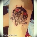 photo tattoo umbrella 06.12.2018 №045 - example of tattoo design umbrella - tattoovalue.net