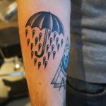photo tattoo umbrella 06.12.2018 №097 - example of tattoo design umbrella - tattoovalue.net