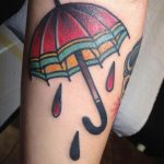 photo tattoo umbrella 06.12.2018 №105 - example of tattoo design umbrella - tattoovalue.net
