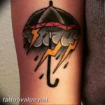 photo tattoo umbrella 06.12.2018 №116 - example of tattoo design umbrella - tattoovalue.net