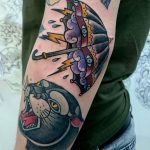 photo tattoo umbrella 06.12.2018 №134 - example of tattoo design umbrella - tattoovalue.net