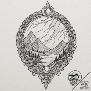 Lightning, tattoo line art, clean lines, cris… – tattoo sketch (№1751054507_0, 27.06.2025 20:01) — tattoovalue.net