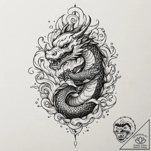 Chained hands breaking free, concept art for… – tattoo sketch (№1751054691_0, 27.06.2025 20:04) — tattoovalue.net