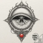 132. a watercolor sketch of diva plavalaguna,… – tattoo sketch (№1751056478_0, 27.06.2025 20:34) — tattoovalue.net
