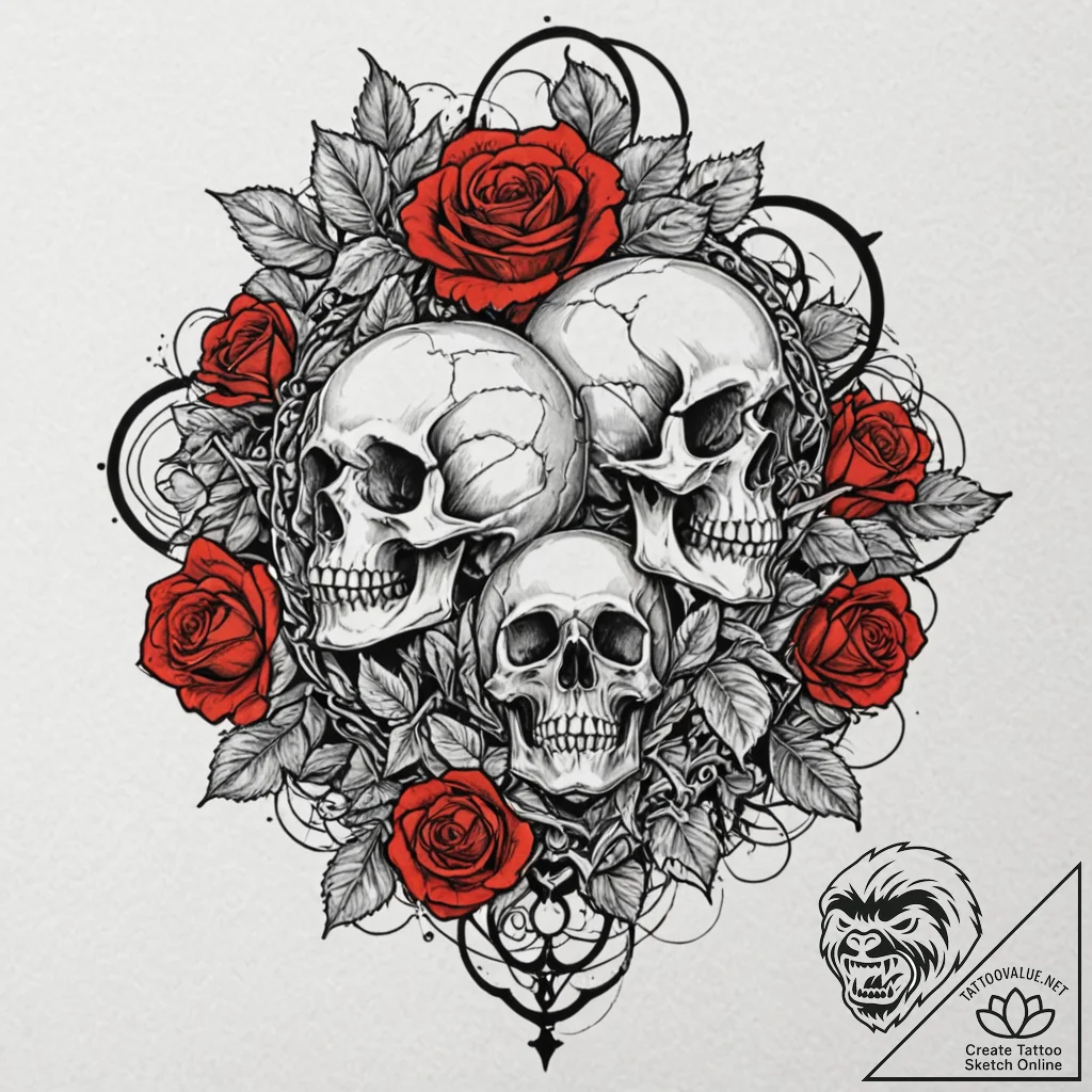 Yakuza (symbolism), ink illustration for tatt... - tattoo sketch (№1751057465_0, 27.06.2025 20:51) — tattoovalue.net