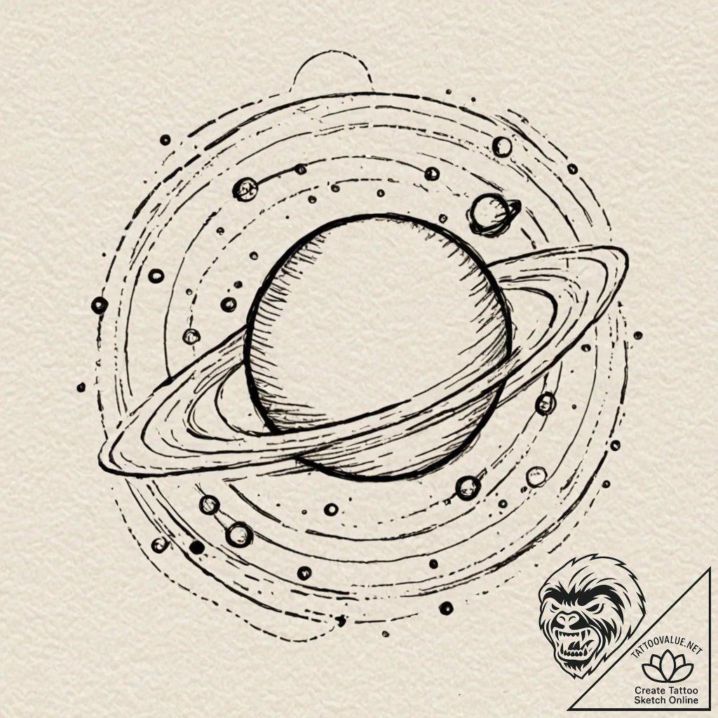 A sketch of the planet express ship from futu... - tattoo sketch (№1751060555_0, 27.06.2025 21:42) — tattoovalue.net