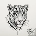 Jaguar, ink illustration for tattoo, rough sk… – tattoo sketch (№1751061064_0, 27.06.2025 21:51) — tattoovalue.net