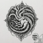 A house sigil from game of thrones (e.g., sta… – tattoo sketch (№1751063561_0, 27.06.2025 22:32) — tattoovalue.net