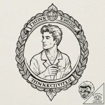 A linework tattoo of the “think, mark, think!… – tattoo sketch (№1751068695_0, 27.06.2025 23:58) — tattoovalue.net
