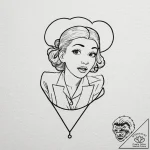 Strings with puppets, tattoo drawing outline,… – tattoo sketch (№1751070082_0, 28.06.2025 00:21) — tattoovalue.net
