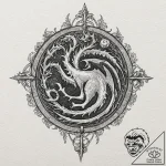 A house sigil from game of thrones (e.g., sta… – tattoo sketch (№1751071160_0, 28.06.2025 00:39) — tattoovalue.net