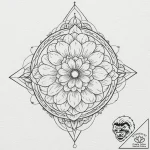 A sketch of the radish spirit from spirited a… – tattoo sketch (№1751071276_0, 28.06.2025 00:41) — tattoovalue.net