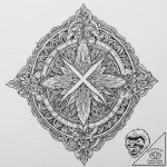 Sukuna’s markings from jujutsu kaisen, tattoo… – tattoo sketch (№1751071845_0, 28.06.2025 00:50) — tattoovalue.net