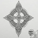 Celtic, tattoo flash sheet design, moderately… – tattoo sketch (№1751073423_0, 28.06.2025 01:17) — tattoovalue.net