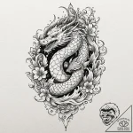 Ice cream, ink illustration for tattoo, clear… – tattoo sketch (№1751087633_0, 28.06.2025 05:13) — tattoovalue.net