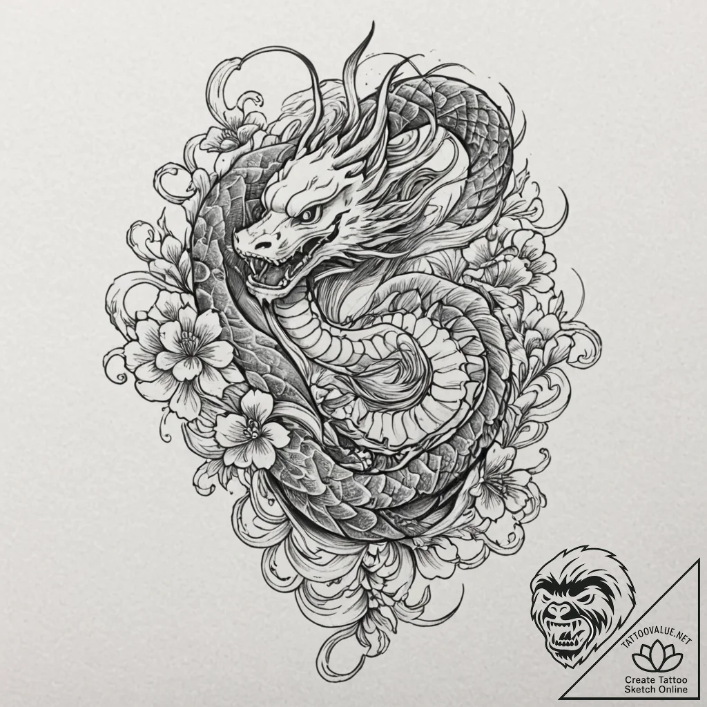 Skeleton, tattoo drawing outline, dynamic com... - tattoo sketch (№1751089620_0, 28.06.2025 05:47) — tattoovalue.net