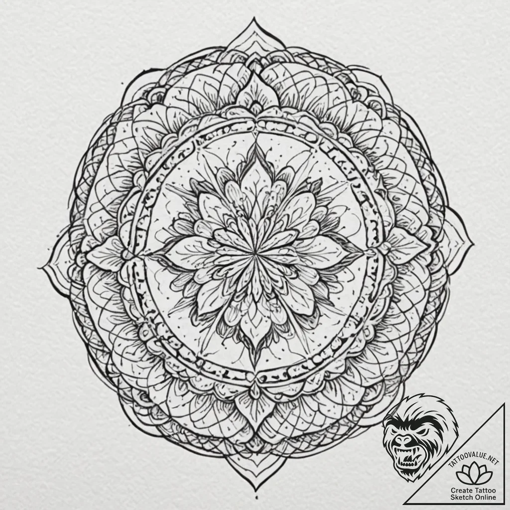 Clover, tattoo drawing outline, professional... - tattoo sketch (№1751090449_0, 28.06.2025 06:00) — tattoovalue.net