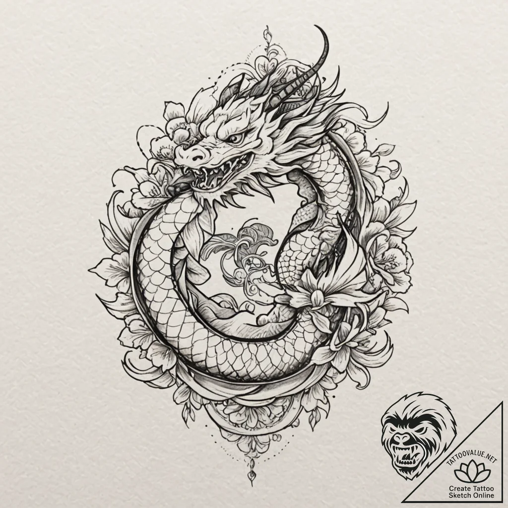Airplane, tattoo flash sheet design, irezumi... - tattoo sketch (№1751091859_0, 28.06.2025 06:24) — tattoovalue.net