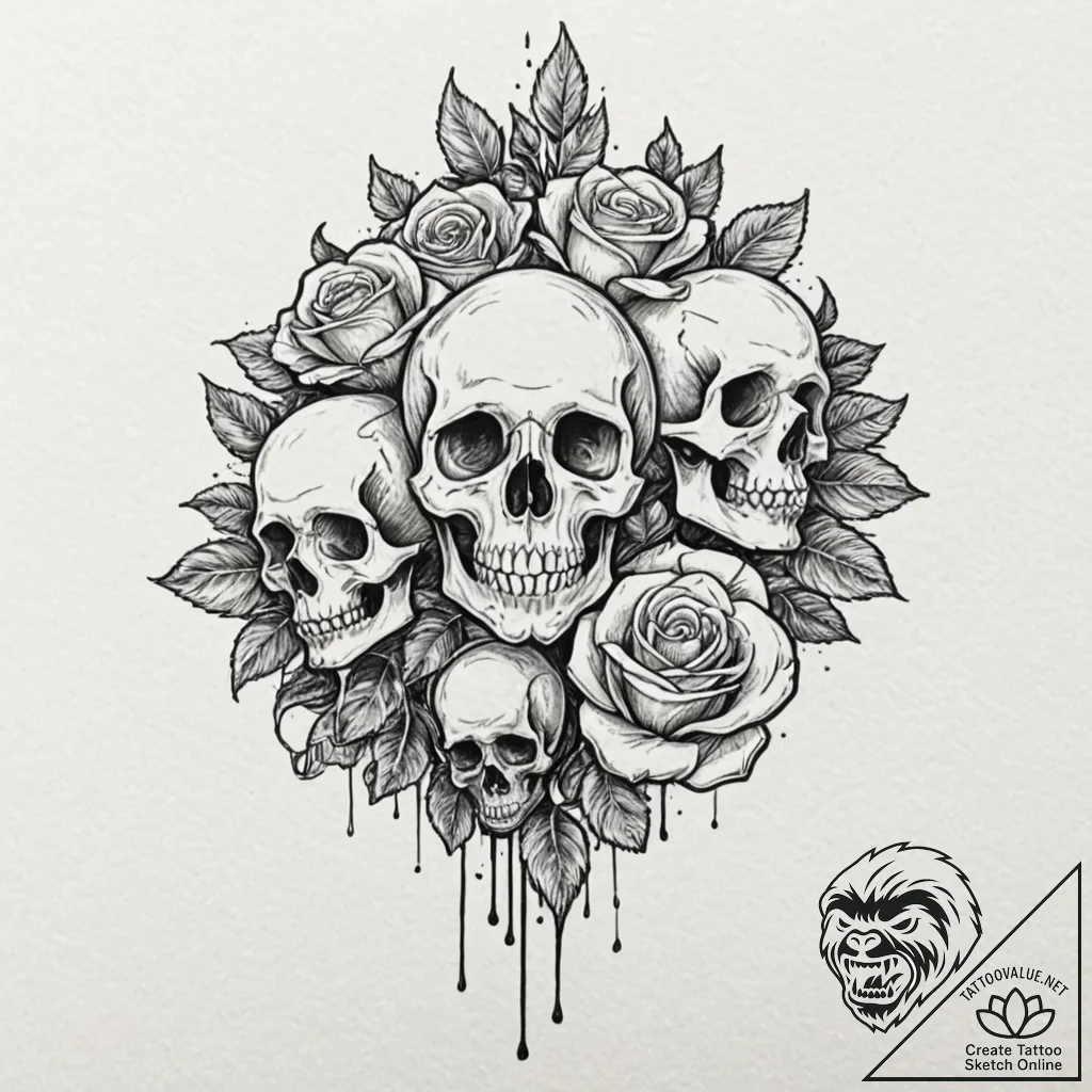 A sketch of berlin, charismatic and unhinged,... - tattoo sketch (№1751092714_0, 28.06.2025 06:38) — tattoovalue.net