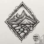 Petrified wood, tattoo flash sheet design, bo… – tattoo sketch (№1751097323_0, 28.06.2025 07:55) — tattoovalue.net