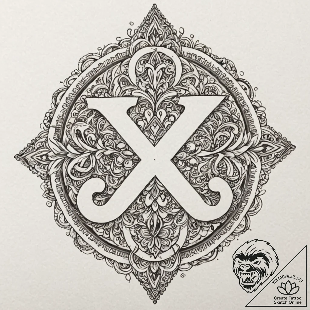 A linework tattoo of the pym particles symbol... - tattoo sketch (№1751098529_0, 28.06.2025 08:15) — tattoovalue.net