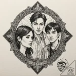 A sketch of the main characters from clerks,… – tattoo sketch (№1751102143_0, 28.06.2025 09:15) — tattoovalue.net