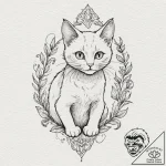A watercolor sketch of the animated “a dream… – tattoo sketch (№1751103233_0, 28.06.2025 09:33) — tattoovalue.net