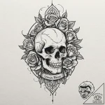 Tengu, tattoo drawing outline, rough sketchy… – tattoo sketch (№1751104013_0, 28.06.2025 09:46) — tattoovalue.net