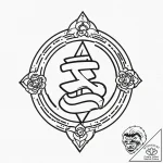 Sketch of a neon sign from the movie, e.g., “… – tattoo sketch (№1751104722_0, 28.06.2025 09:58) — tattoovalue.net