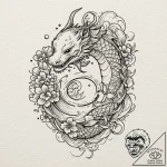 Tape recorder, tattoo drawing outline, irezum… – tattoo sketch (№1751105897_0, 28.06.2025 10:18) — tattoovalue.net