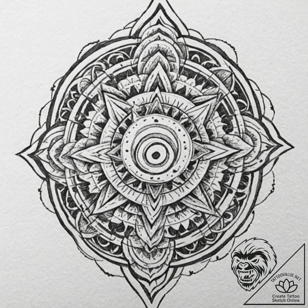 A sketch of naruto uzumaki, with his rasengan... - tattoo sketch (№1751106140_0, 28.06.2025 10:22) — tattoovalue.net