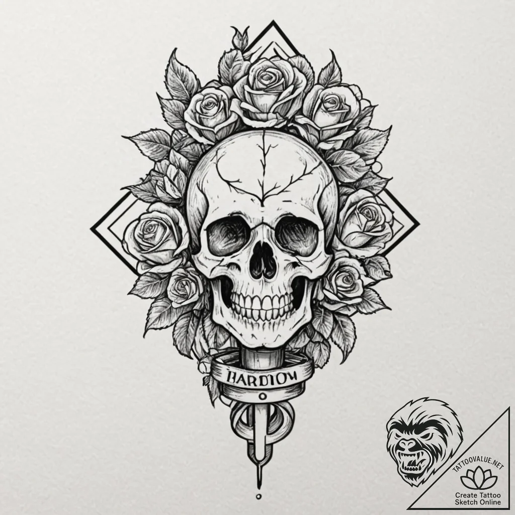Lightbulb with a plant growing inside, tattoo... - tattoo sketch (№1751108357_0, 28.06.2025 10:59) — tattoovalue.net
