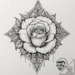 A neo-traditional tattoo of tuxedo mask, with… – tattoo sketch (№1751115923_0, 28.06.2025 13:05) — tattoovalue.net