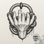 Brass knuckles, tattoo flash sheet design, mu… – tattoo sketch (№1751118093_0, 28.06.2025 13:41) — tattoovalue.net