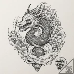A linework tattoo of the iconic silhouette of… – tattoo sketch (№1751118739_0, 28.06.2025 13:52) — tattoovalue.net