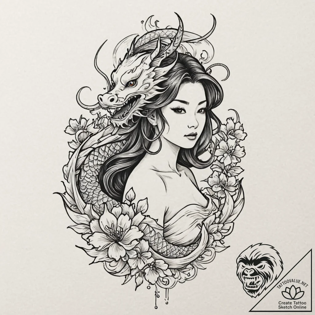 A linework tattoo of the iconic silhouette of... - tattoo sketch (№1751118869_0, 28.06.2025 13:54) — tattoovalue.net