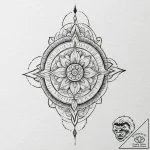 Japanese hieroglyph, tattoo line art, minimal… – tattoo sketch (№1751121357_0, 28.06.2025 14:35) — tattoovalue.net