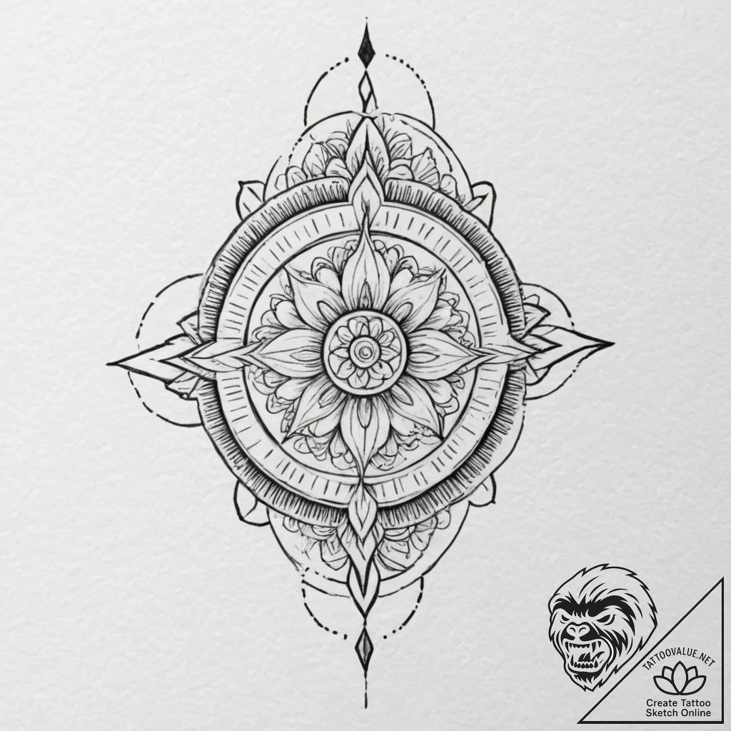 Japanese hieroglyph, tattoo line art, minimal... - tattoo sketch (№1751121357_0, 28.06.2025 14:35) — tattoovalue.net