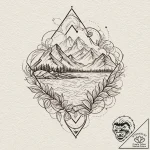 Polynesia (pattern), concept art for tattoo,… – tattoo sketch (№1751125460_0, 28.06.2025 15:44) — tattoovalue.net