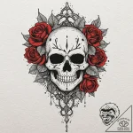 A sketch of rorschach, with his shifting inkb… – tattoo sketch (№1751127836_0, 28.06.2025 16:23) — tattoovalue.net