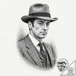 A graphic novel portrait of the duke of hasti… – tattoo sketch (№1751128443_0, 28.06.2025 16:34) — tattoovalue.net