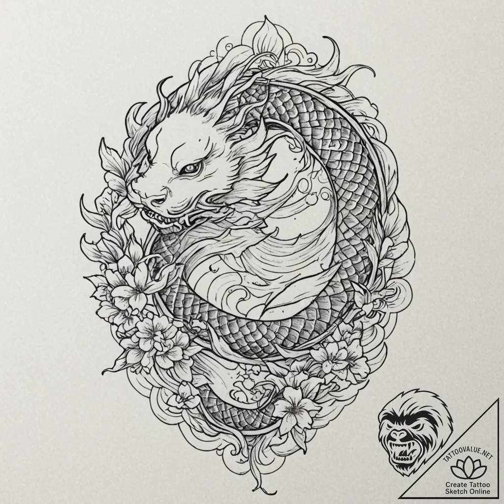 Moon, tattoo sketch design, clean lines, cris... - tattoo sketch (№1751130549_0, 28.06.2025 17:09) — tattoovalue.net