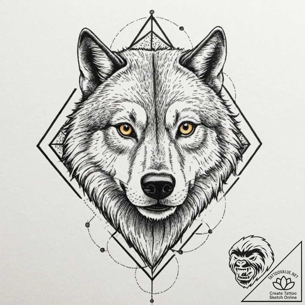 Werewolf, tattoo flash sheet design, rough sk... - tattoo sketch (№1751132338_0, 28.06.2025 17:38) — tattoovalue.net
