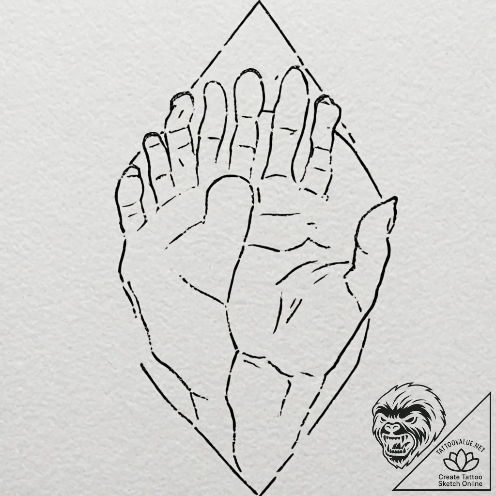 A minimalist tattoo of keyser söze's limp, ju... - tattoo sketch (№1751132676_0, 28.06.2025 17:44) — tattoovalue.net