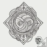 Sketch of a neon sign from the movie, e.g., “… – tattoo sketch (№1751135218_0, 28.06.2025 18:26) — tattoovalue.net