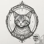 A trash polka composition of the pet sematary… – tattoo sketch (№1751136417_0, 28.06.2025 18:46) — tattoovalue.net