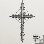 Vodyanoy (water spirit), tattoo drawing outli… – tattoo sketch (№1751137086_0, 28.06.2025 18:58) — tattoovalue.net