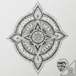 A sketch of the main characters from this is… – tattoo sketch (№1751141518_0, 28.06.2025 20:11) — tattoovalue.net